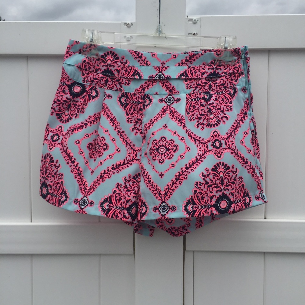 Charlotte Russe Shorts. Light green, pink, black M